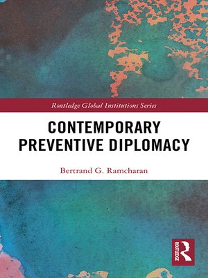 cover image of Contemporary Preventive Diplomacy